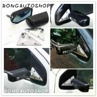 ราคา กระจกมองข้าง กระจก craft square คราฟสแคว ลายF1 คาร์บอนแท้ มี 2 ขนาดนูนให้เลือก L / XL เลนส์ฟ้า (1729749478026545919)