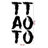 ราคา สติกเกอร์ ตัด ไดคัท คำว่า TATTOO ลายแบบขรุขระแหว่งๆ อาร์ตๆ ( แบบ 01 ) ขนาดใหญ่ ติด กระจก หน้าร้าน สัก ร้านสัก รับสัก (1732171730833082194)