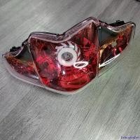 ราคา DelectableDen แบบพกพา จานฉาย โคมไฟหน้า เบ้าสีแดง + ไฟโปรเจคเตอร์ wave110i 2009-2018 Motorcycle มอเตอร์ไซค์ รถ กระจก แต่ง adv 350 (1730993236238305623)