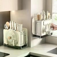 ราคา ชั้นวางมีดทำครัว, แม่เหล็ก, สำหรับฝาหม้อ, กระทะ, มีด, เขียง, ที่ใส่ตะเกียบ, กล่องเก็บของแบบบูรณาการอเนกประสงค์, เหมาะสำหรับเคาน์เตอร์ ซอง ใส่ มีด พับ โพลิเมอร์ ซอง ใส่ มีด พับ โพลิเมอร์ (1732144932481