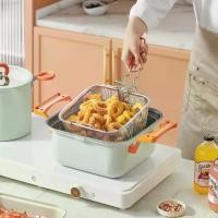 ราคา กระทะ หม้อนึ่ง หม้อทอดอเนกประสงค์ อุ่น ตุ๋น นึ่ง ผัด พร้อมตะแกรงและชั้นนึ่ง แถมถุงมือกันร้อน (1732188259791373399)