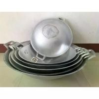 ราคา CODกระทะ2หู กระทะอลูมิเนียม กระทะ2หูกลึงอลูมิเนียม ขัดเงา (รุ่นหนา) ขนาด 18/20/22/24/26/28/30 นิ้ว (ตราจระเข้ ศรคู่/หัวม้า)TikTok (1732182544445441159)