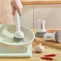 ราคา ชุดแปรงทำความสะอาดห้องครัว 2 ชิ้น พร้อมเครื่องจ่ายสบู่ แปรงจานแบบด้ามยาว และแปรงจานแบบสั้นพลิกได้ 360° เครื่องมือล้างจาน เหมาะสำหรับหม้อ กระทะ อ่างล้างจาน เคาน์เตอร์ เตาตั้งพื้น (1732156037782538236)