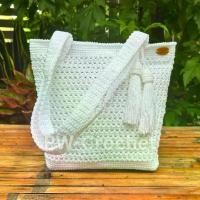 ราคา COD กระเป๋าโครเชต์ ลายโปร่ง ติดกระดุมแม่เหล็ก พร้อมพู่ห้อยกระเป๋า สายยาวคล้องไหล่#กระเป๋าถือ#กระเป๋าสตรี#กระเป๋าคล้องไหล่#กระเป๋าสะพาย#กระเป๋าถัก#เชือกร่ม#กระเป๋าเชือกร่มTikTok (1731255874626094565)