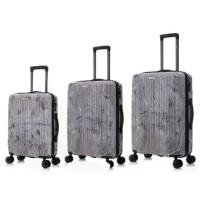 ราคา กระเป๋าเดินทาง ลวดลายเรียบหรู 3เซ็ต 20นิ้ว 24 นิ้ว 28 นิ้ว (1732197297329767505)