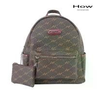 ราคา HOW กระเป๋าเป้ รุ่น HHH0629 - สีน้ำตาลแดง (1732253507017213354)