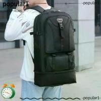 ราคา กระเป๋าเดินทาง POP ความจุมาก 75L ไนลอนกันน้ำ สีเขียวและสีดำ เหมาะสำหรับการเดินป่าและปีนเขา กระเป๋าเป้ เหมาะสำหรับผู้ชายและผู้หญิง (1732402584941922072)