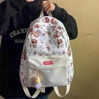 ราคา กระเป๋าเป้ Hello Kitty ดีไซน์การ์ตูนแบรนด์ร่วม Hello Kitty กระเป๋านักเรียนมัธยมต้น KT น่ารัก ความจุมาก กระเป๋าเป้มัลติฟังก์ชั่น (1730810118412273671)