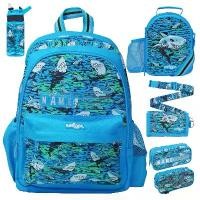 ราคา กระเป๋าเป้ Smiggle สำหรับนักเรียนชั้นประถมศึกษา กระเป๋าเป้เด็ก กระเป๋าเป้ฉลามเงาสีน้ำเงิน กระเป๋าเป้ฉลามการ์ตูน กระเป๋าลำลอง ของขวัญกลับไปโรงเรียน ผลิตในออสเตรเลีย (1732247208430962667)