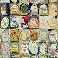 ราคา กระเป๋าเป้ Sanrio ดีไซน์ตุ๊กตาน่ารัก กระเป๋านักเรียน KT เหมาะสำหรับนักเรียน มี Hello Kitty และ Pompompurin สไตล์เกาหลีและญี่ปุ่น (1731754473576171153)