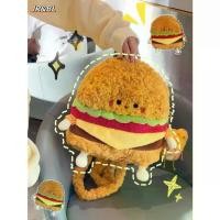 ราคา กระเป๋าเป้แฮมเบอร์เกอร์ ดีไซน์น่ารัก JR&BL วัสดุผ้ากำมะหยี่ สไตล์ญี่ปุ่นและญี่ปุ่น กระเป๋าเป้ JK สุนัขอินฮัมเบอร์เกอร์คุณภาพสูง (1731804641498858987)