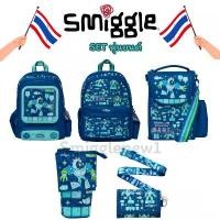 ราคา Smiggle Set หุ่นยนต์ กระเป่าเป้ ถุงดินสอ กล่องข้าว bento ขวดน้ำ พร้อมส่งในไทย ของแท้ (1732392068390356220)