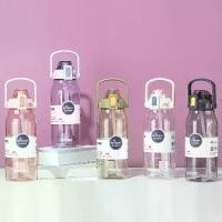 ราคา [COD] DODGE กระบอกน้ำ 2 ลิตร ขวดน้ำ 2 ลิตร ขวดน้ำพลาสตติก กระบอกน้ำพลาสติก พร้อมสเกลการดื่มน้ำ ( วัสดุTritan - แบบใส ) (1731878098258658811)