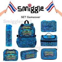 ราคา Smiggle Set เสือgameover กระเป๋าเป้ ถุงดินสอ กล่องข้าว bento ขวดน้ำ พร้อมส่งในไทย ของแท้ (1731551125150074527)