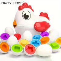 ราคา ของเล่น�นไข่อีสเตอร์ไก่ TEMI, Babyhome, ตัวเรียงลำดับรูปร่างเกมบล็อคสี, พร้อมไข่ของเล่น 6 ฟอง, สำหรับเด็ก, ของเล่นทางประสาทสัมผัสทักษะยนต์ปรับ, ของเล่นเพื่อการศึกษา, เหมาะสำหรับเ (1732218014788913096)