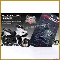 ราคา prolifshop ปัจจุบัน ขาจับปั้ม Brembo2pot กระบอกโช๊คหน้าเดิม Kamui Honda Click160 จาน256MM มีABS และไม่มีABS มอเตอร์ไซค์ Motorcycle (1730584584243284764)