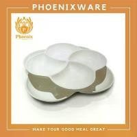 ราคา จาน 4 หลุม เมลามีน 8.5นิ้ว 10.5นิ้ว จานหลุม จานขนม จานหลายช่อง ใส่น้ำจิ้ม ถ้วยน้ำจิ้ม จานเมลามีน ใส่ผลไม้ 61885 618105 (1731940923065534400)