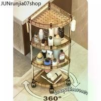 ราคา แนะนำ ชั้นวางของพลาสติก ชั้นวางของในห้องน้ำ ชั้นวาง2-5 ชั้น ของในห้องคมีล้อเลื่อน ของ 3 เข้ามุม (1731581447179372420)