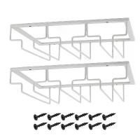 ราคา ชั้นวางแก้วไวน์ใต้ตู้ ชั้นวาง Stemware แบบแขวน ที่วางแก้วไวน์โลหะใต้ชั้นวางสำหรับห้องครัวในบาร์ (1729786561009256560)