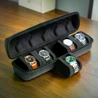 ราคา กล่องเก็บนาฬิกา กล่องเก็บนาฬิกาเดินทางแบบแข็ง เหมาะสำหรับกระเป๋านาฬิกาผู้ชายและผู้หญิง มาพร้อมหมอนโฟมนุ่มและหูหิ้ว สำหรับการเดินทาง ของใช้ในบ้าน 5 - 10 กก. ที่เก็บของและชั้นวาง เ (1732192650498049730)