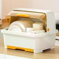 ราคา กล่องเก็บจาน มีฝาปิด สำหรับห้องครัวและหอพัก ตู้ชามพลาสติก ชั้นวางจาน กล่องชามระบายน้ำ ชาม ช่าง ชาม ช่าง ชามเซรามิค (1731717709540001682)