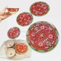 ราคา จัดส่งทันที. 289. จานลายมังกรจีน ถ้วยแบ่ง ชาม ถาดตรุษจีน จานตื้นมงคล ความหมายดี เมลามีน (1731192021257127625)