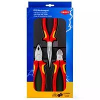ราคา KNIPEX รุ่น 00 20 12 ชุดเครื่องมือ ชุดคีม คีมอเนกประสงค์ คีมปากแหลม, (คีมปากแหลมปลายงอ) คีมป้องกันกระแสไฟฟ้า (1732193678413825826)