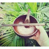 ราคา ถ้วยไม้ตาลใส่ก๋วยเตี๋ยว+ช้อน+ตะเกียบครบงานเกรดพรีเมี่ยม (1732059302603622199)