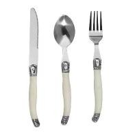 ราคา ชุดมีด ส้อม และช้อน วัสดุสแตนเลส สีขาวขุ่น ด้ามพลาสติก เหมาะสำหรับสเต็ก มีด สเต็ก ส้อม ช้อน เครื่องใช้บนโต๊ะอาหารตะวันตก เหมาะสำหรับใช้ในบ้าน (1732418942742136254)