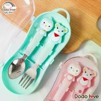 ราคา [จัดส่งทันที] DODOLOVE ชุดช้อนป้อนอาหารเด็ก ช้อน ช้อนซ้อม ชุดช้อนซ่อม ลายการ์ตูนน่ารักๆ (1732265959117325969)