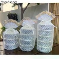 ราคา (ฟรี!!ช้อน-ส้อมทุกชุด) ชุดสังฆทานปิ่นโต ถุงสังฆทานพร้อมกล่องใส่อาหารถวายพระ (ถุงสังฆทานขาว+ถ้วยกระดาษลายคราม) (1731855785349448992)