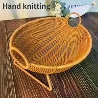 ราคา ตะกร้าเก็บหวายเทียม ทรงวงรี เหมาะสำหรับเก็บของในบ้าน ห้องครัว และสวน ตะกร้า แมว กระบุง (1732272196273472845)