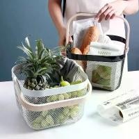 ราคา 【จัดส่งจากประเทศไทย】 ตะกร้าญี่ปุ่น ตะกร้า IKIA ช็อปปิ้ง หูหิ้ว เหล็ก ซุปเปอร์มาร์เก็ตใส่ของอเนกประสงค์ (1732114707107644836)