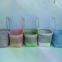 ราคา COD ตะกร้า OTOP สานเส้นพลาสติก เอนกประสงค์ สินค้าโอทอป (OTOP-101)TikTok (1731925929436546362)