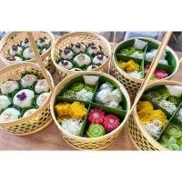 ราคา COD ชะลอมสานไม้ไผ่ ตะกร้า กระเช้า ขนาด9x5" มีฝาปิด (1731930452598621303)