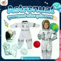 ราคา ส่งไวทันที เกรดห้าง Astronuat ชุดนักบินอวกาศเด็ก ชุดอาชีพเด็ก ชุดคอสเพลย์ พร้อม ถุงมือ หมวก ชุดเด็ก ชุดนักบิน (1732292178547541837)