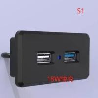 ราคา ที่ชาร์จแบตเตอรี่มอเตอร์ไซค์, การออกแบบ USB, ที่ชาร์จ USB แบบฝัง, ที่ชาร์จเร็วแบบพอร์ตคู่, กำลังไฟสูง 18W, การชาร์จ (1731558093795722277)