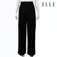 ราคา ELLE กางเกงสตรีขายาว ผ้า COTTON ทรง WIDE PANT มีจีบหน้า รุ่น W3L718 (1731767067673920701)