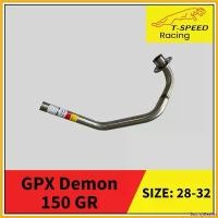 ราคา BountyBasket ความคงทน คอท่อGPX Demon 150GR สแตนเลส 28-32 m.m. มอเตอร์ไซค์ Motorcycle ผ้า เบรค (1730676340705364989)