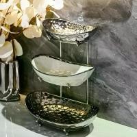 ราคา ชามผลไม้อาหารจานด่วน เซรามิกสุดหรู 3 ชั้น ความจุมาก เหมาะสำหรับเก็บผลไม้ ถั่ว และขนมขบเคี้ยว ที่เก็บของในครัวที่หรูหรา 1 ชิ้น กล่อง ผ้า เก็บ เสื้อผ้า ชั้นวางของ 4 ชั้น ถุง ยางคิตตี้ (17320058638057818