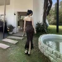 ราคา ชุดนางเงือก สไตล์เรียบหรู ลูกไม้ผูกเน็คไท ทรงสลิมฟิต สไตล์ฤดูร้อน เดรสสายเดี่ยว เดรส ผ้า ทอ เดรส คล้อง คอ ชุด ปาเต๊ะ ชุด เจ้าหญิง lip secret ชุด ปาร์ตี้ (1731630147882550593)