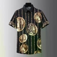 ราคา เสื้อเชิ้ตแขนสั้นผู้ชาย แบรนด์อินเทรนด์ใหม่ พิมพ์ลายดิจิตอล มีสายโซ่ ปราศจากการรีดและป้องกันการเสียรูป เสื้อ ผ้า ทอม (1732154608127084912)