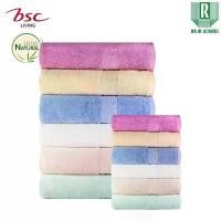 ราคา ️BSC ผ้าเช็ดตัว 70x135cm/ผ้าเช็ดผม 34x85cm เนื้อผ้าเยื่อไผ่ Bamboo Cotton แอนตี้แบคทีเรีย ไร้กลิ่นอับชื้น ผ้าขนหนู (1731514926895958974)