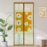 ราคา [TOP]CODม่านตาข่ายกันยุง ลายการ์ตูนดอกไม้ ดีไซน์ตาข่ายขึ้นและลง ม่านประตูแม่เหล็ก กาวในตัว เวลโครแบบปรุ สำหรับใช้ในครัวเรือน ไม่เจาะรู ผ้าม่าน 2 ชั้น ม่าน ซิงค์ครัว ผ้าม่าน หน้าต่าง 4 บาน (17312260636