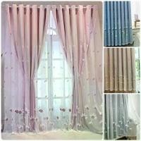 ราคา COD ผ้าม่าน2ชั้น (ใช้ราวเดียว) แบบห่วงตาไก่ ผ้าม่านหน้าต่าง ม่านประตู ม่านทึบกันแสง กันUV ม่านโปร่งปรับแสง มีน้ำหนัก กันร้อน ลดอุณหภูมิห้อง พร้อมส่งทุกวันTikTok (1732094630433621624)