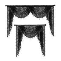 ราคา ผ้าม่านหน้าต่างน้ำตก มีพู่ลูกปัด สำหรับห้องน้ำและห้องนอน ผ้าม่าน (1731591967869929356)