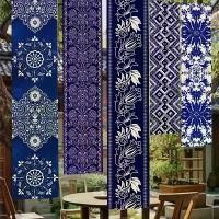 ราคา ผ้าติดผนัง, พื้นหลังลายน้ำสีน้ำเงินเข้ม, ผ้าเอนกประสงค์มัดย้อม, ผ้าลินิน Miao กุ้ยโจว, เหมาะสำหรับแขวนอาหารและโฮมสเตย์, ตกแต่งบรรยากาศ, ผ้าม่านแขวนอาหาร ผ้าม่าน มี ราว ใน ตัว (1731291223729079539)