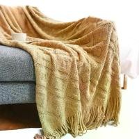 ราคา ผ้าห่มโซฟาและโยนผ้าห่ม, ผ้าห่มถัก, ผ้าห่มงีบหลับสำนักงาน, ผ้าห่ม Jacquard ขนาดเล็ก, ผ้าห่มข้างเตียงโรงแรม (1731836756529088004)