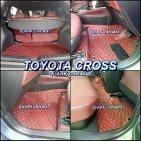 ราคา พรม6D TOYOTA CROSS รุ่นหนา แท้ ตรงรุ่น (ส่งฟรี+ของแถม ผ้าเช็ดรถ+ที่แขวนของ) QUARK CAR MAT พรมรถยนต์ (1729561294944242119)