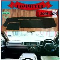 ราคา ISKFJLIANG สินค้าขายดี พรมปูคอนโซลหน้ารถ สีดำ รถตู้ โตโยต้า คอมมูเตอร์ Toyota Commuter ปี 2005-2019 พรมคอนโซล พรม (1732379240454915413)